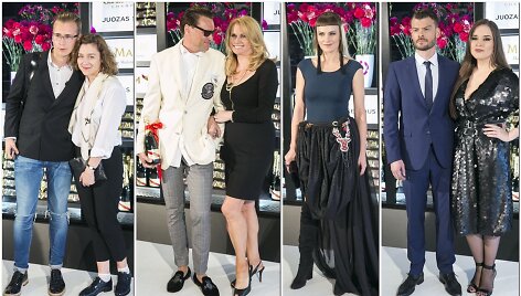 Aistė Diržiūrė, Žilvinas Grigaitis su žmona Elle, Jurga &Scaron;eduikytė, Marija Palaikytė, Mindaugas Rainys