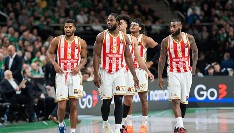 Kauno &bdquo;Žalgiris&ldquo; &ndash; Belgrado &bdquo;Crvena zvezda&ldquo;