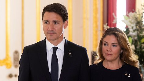 Justinas Trudeau su žmona Sophie