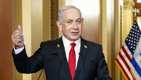 Izraelio ministras pirmininkas Benjaminas Netanyahu / Michael Brochstein / ZUMAPRESS.com