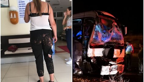 Avarija, į kurią pateko lietuviai Turkijoje