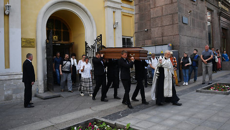 CAR nužudytų žurnalistų laidotuvės