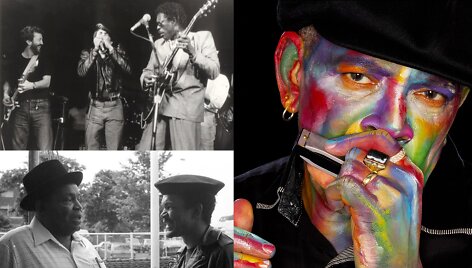 Sugar Blue ir Willie DIxon bei Sugar Blue, Eric Clapton ir Buddy Guy