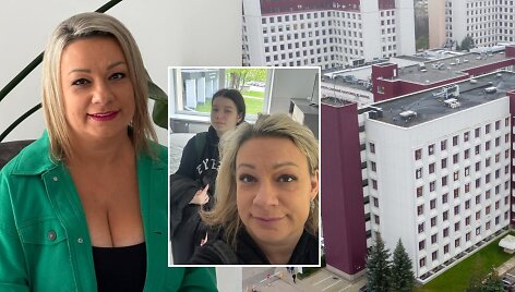 Rūta Luko&scaron;evičiūtė-Daudienė su dukra Lėja, Santaros klinikos