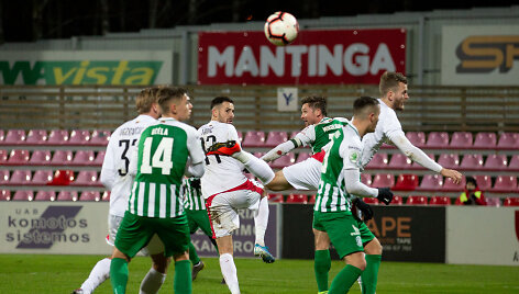 A lygos futbolo rungtynės: Marijampolės &bdquo;Sūduva&ldquo; - Vilniaus &bdquo;Žalgiris&ldquo;