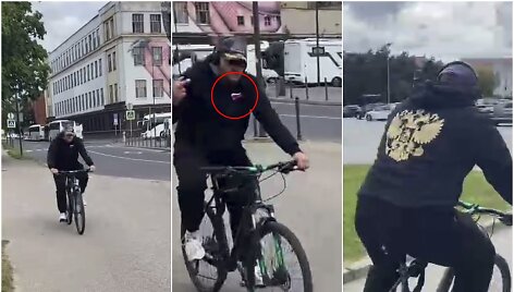 Užfiksuotas dviratininkas Kaune