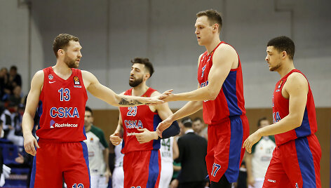 Maskvos CSKA krep&scaron;ininkai