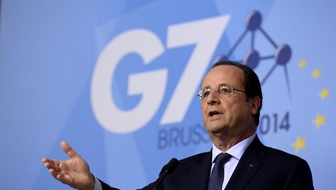 Prancūzijos prezidentas Francois Hollande'as