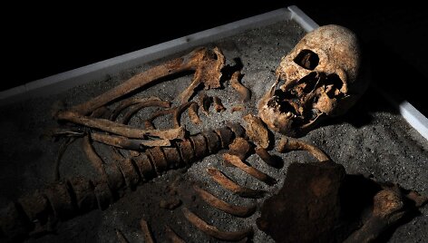 &bdquo;Vampyro&ldquo; skeletas, eksponuotas Bulgarijos muziejuje