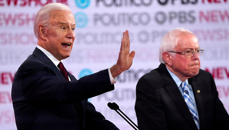 Joe Bidenas ir Bernie Sandersas