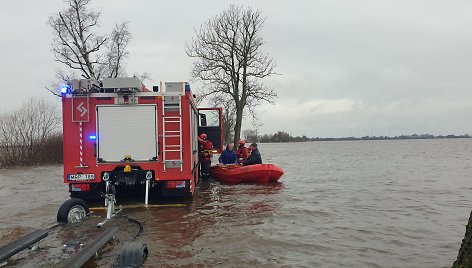 Gelbėjimo darbai Šilutės rajone, Kintų seniūnijoje