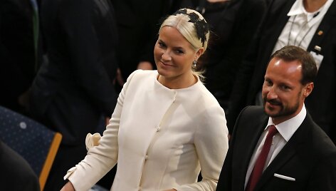Norvegijos princesė Mette-Marit ir princas Haakonas 