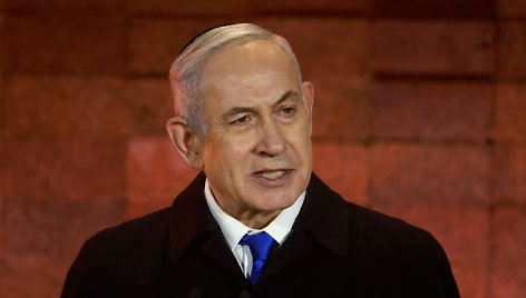 Izraelio ministras pirmininkas Benjaminas Netanyahu