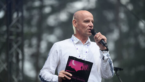 Festivalio &bdquo;Purpurinis vakaras&ldquo; akimirka