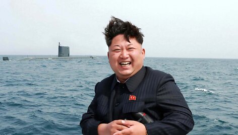 &Scaron;iaurės Korėjos lyderis Kim Jong Unas