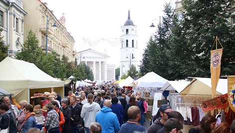 Tautų mugės Vilniuje akimirka