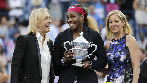 Martina Navratilova, Serena Williams ir Chris Evert