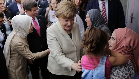 Kai kurių pabėgėlių A.Merkel yra vadinama &bdquo;Mama Merkel&ldquo;