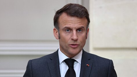 Emmanuelis Macronas / SARAH MEYSSONNIER / AFP