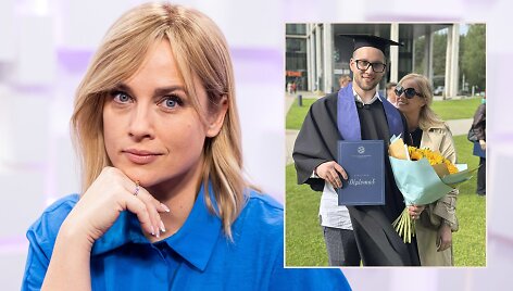 Inga Jankauskaitė su sūnumi Kostu