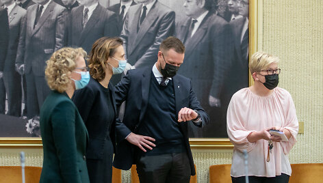 Au&scaron;rinė Armonaitė, Viktorija Čmilytė-Nielsen, Ingrida &Scaron;imonytė, Gabrielius Landsbergis
