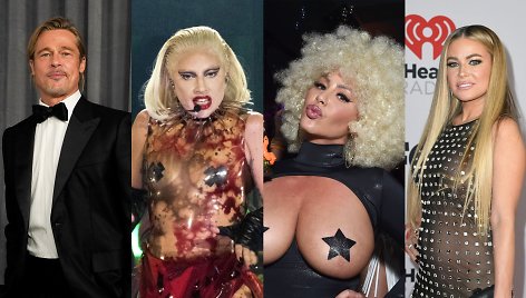 Bradas Pittas, Lady Gaga, Amber Rose, Carmen Electra