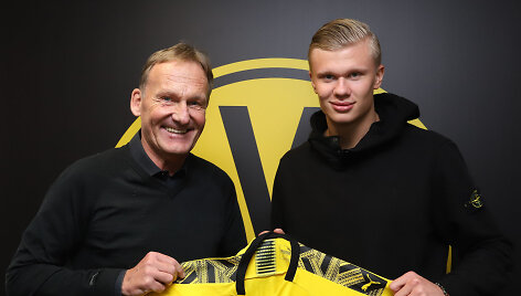 Erlingas Brautas Haalandas pasira&scaron;ė sutartį su &bdquo;Borussia&ldquo;