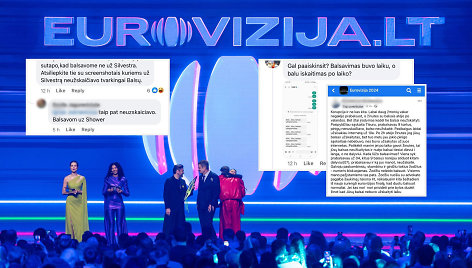 Pasipiktinimo komentarai dėl „Eurovizijos“ balsų skaičiavimo