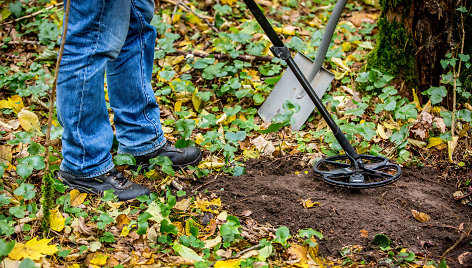 Archeologinių vertybių plėšikai savo grobio dažniausiai ieško naudodamiesi metalo detektoriais