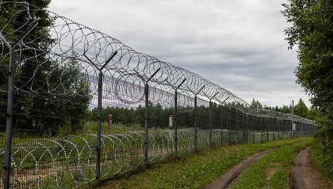 Švenčionių rajone, pasienyje su Baltarusija vykdomo fizinio barjero statybos