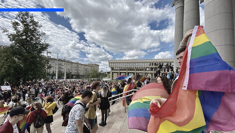 Vilniuje rengiamos LGBT eitynės už lygybę