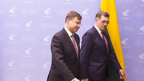 Valdis Dombrovskis ir Algirdas Butkevičius 