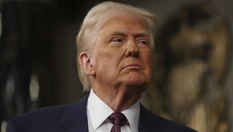 JAV prezidentas Donaldas Trumpas / Win McNamee / AP