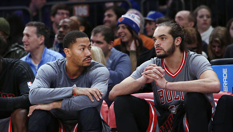 Derrickas Rose'as ir Joakhimas Noah