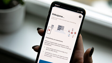 Mobilioji programėlė &bdquo;Korona Stop LT&ldquo;