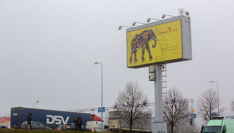 Reklaminiai stendai Vilniaus gatvėse