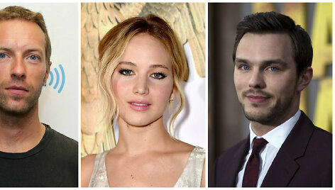 Chrisas Martinas, Jennifer Lawrence ir Nicholas Houltas