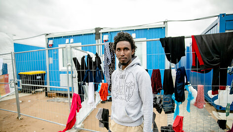 Migrantų stovykla Medininkuose