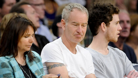 Johnas McEnroe su dabartine žmona Patti Smith