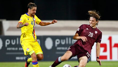 Latvijos futbolininkas Robertas Uldrikis