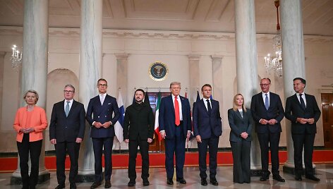 Europos lyderiai Baltuosiuose rūmuose / ANDREW CABALLERO-REYNOLDS / AFP