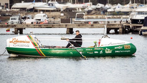 Aurimas Valujavičius ruošiasi kelionei per Atlantą