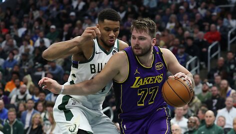 Giannis Antetokounmpo ir Luka Dončičius