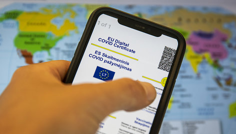 ES skaitmeninis COVID pažymėjimas