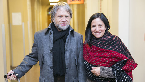 Antanas Mockus su žmona Adriana Cordoba 