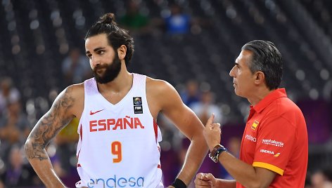 Ricky Rubio ir Sergio Scariolo