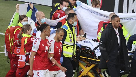 Christiano Erikseno incidentas Europos futbolo čempionato metu Kopenhagoje