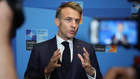 Emmanuelis Macronas / LUDOVIC MARIN / AFP