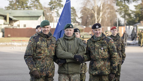 NATO priešakinių pajėgų bataliono kovinės grupės rotacija