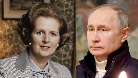 Margaret Thatcher ir Vladimiras Putinas